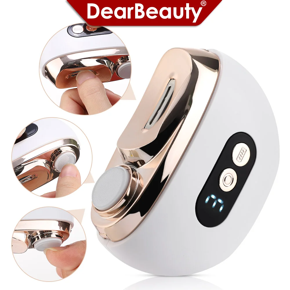 

Автоматический электрический триммер для маникюра с подсветкой, ножницы для ногтей для взрослых и детей, педикюрные ножницы, полировщик для ногтей, машинка для стрижки ногтей