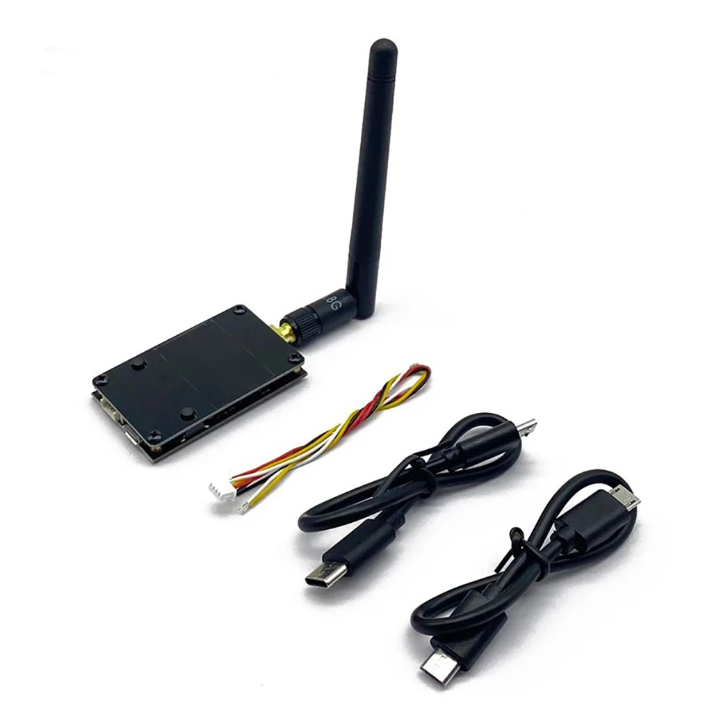5,8G 56CH 48CH UVC Video-Downlink OTG VR Mobiltelefon-Empfänger + 5,8G 48CH FPV-Empfänger OLED-Display 5-36V SMA für RC-Drohnen – Detail 33