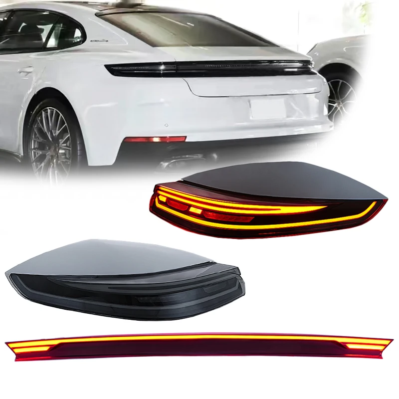 Upgrade for Porsche Panamera 971 Models Clear Lens Tail Lights with Red Color for 14th-18th Models Condition New
