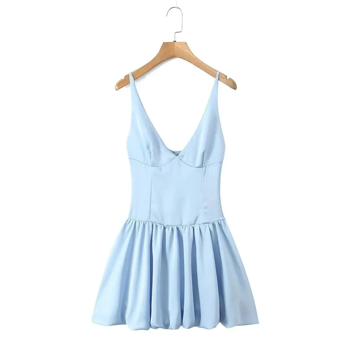 

Sexy Vintage Deep V-Ne ort Dr Bal High Waist Dr All Seasons High Quali Women's Faion Spring Summer Autumn ...