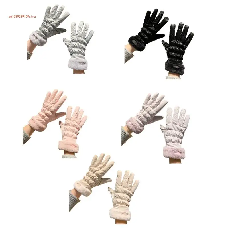 

Stylish Touchable Screen Function Thermal Gloves Windproof Hand Protectors