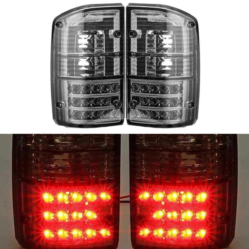 1Pair LED Bulb Tail Light Assembly For Nissan Patrol GQ 1988-1997 26555-05J00 Rear Bumper Turn Signal Lamp