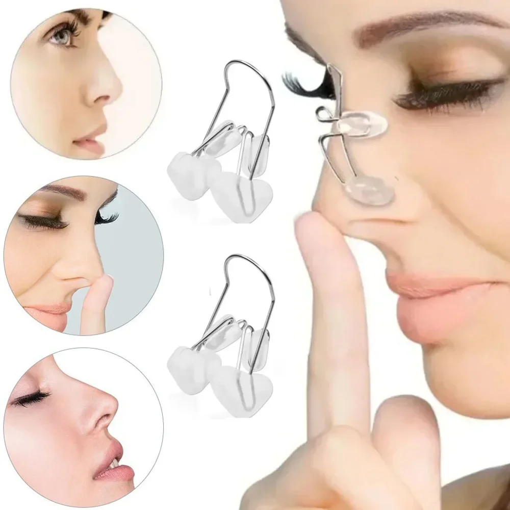 

Beauty Nose Shapers No Pain Adjustable Nose Bridge Up Lifting Shaper Nose Straightener Face Comfortable Noses Shaping Clip