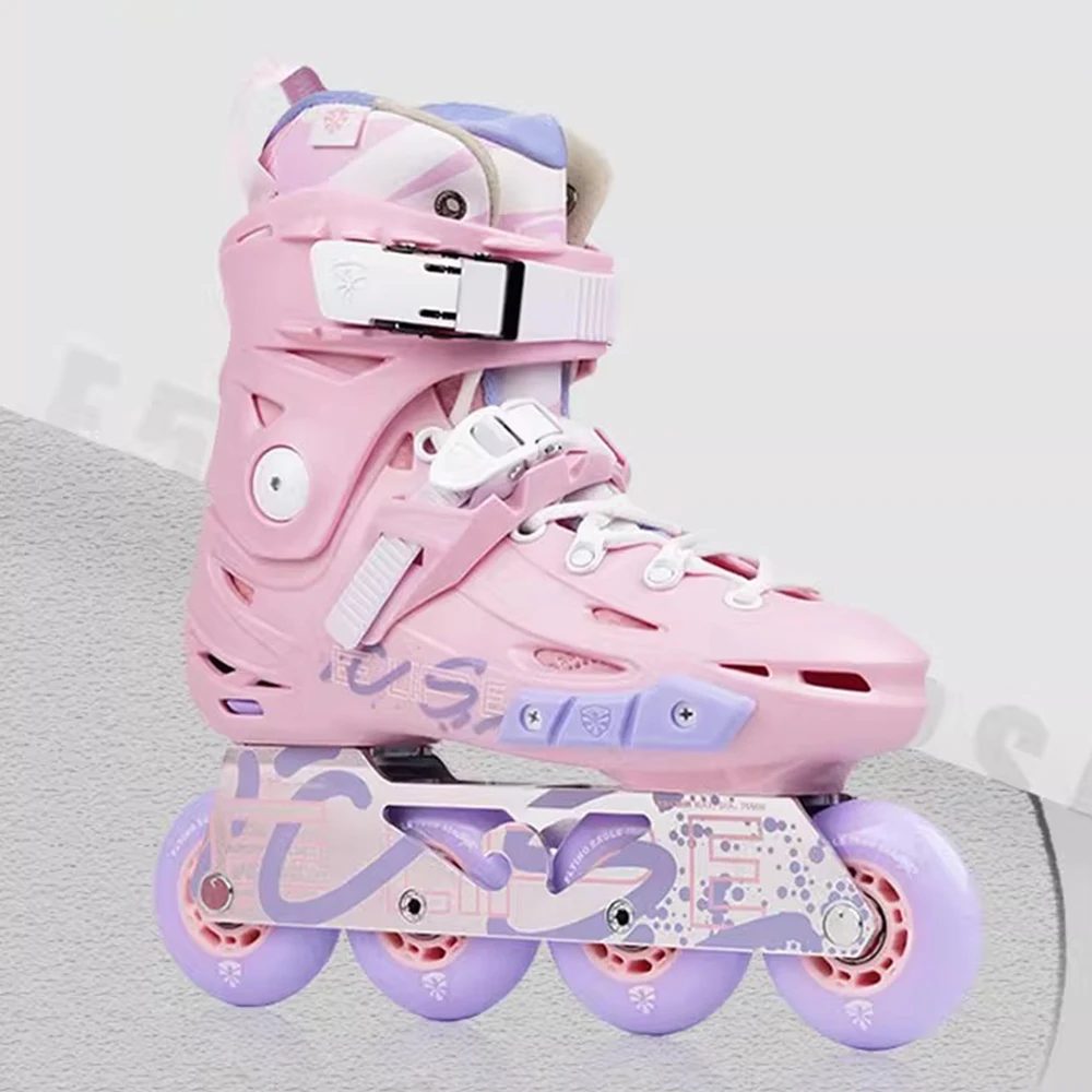 

Inline Skates Flying Eagle F5s 2024 100% Original Eclipse Adult Roller Skating Shoes Slalom Free Skating Good As SEBA Patines