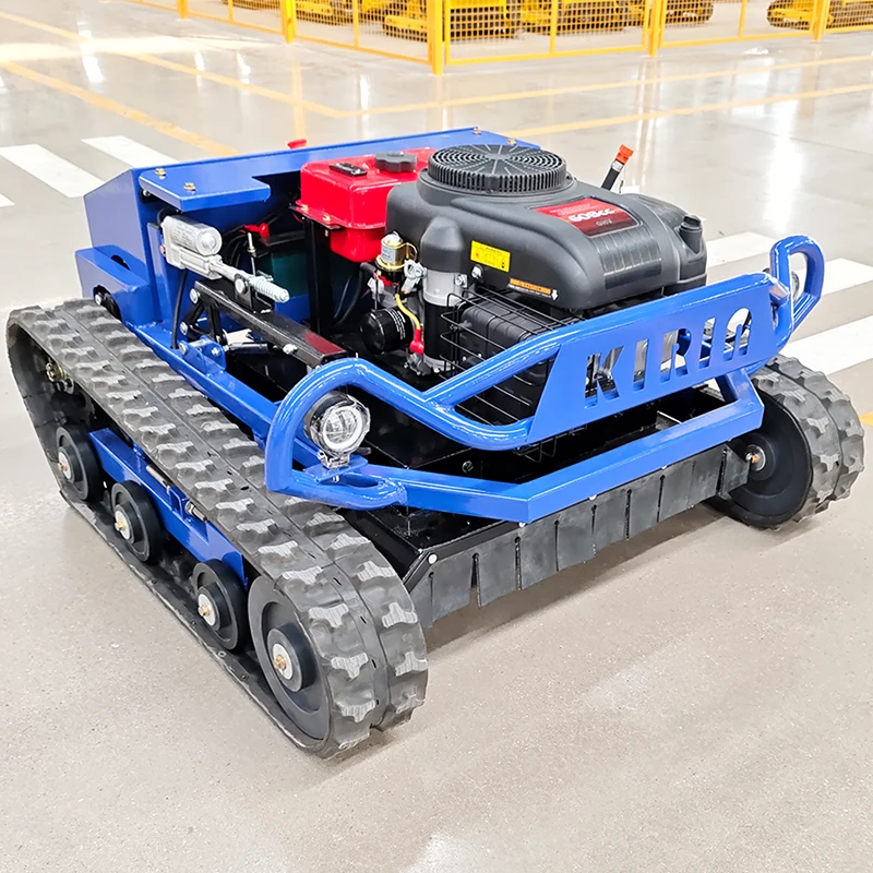 

15HP L Mower Diesel Engine Small Robot Grass Cutter Cutting Width 800mm/1000mm/1200mm Remote Control Crawler Lawn Mower