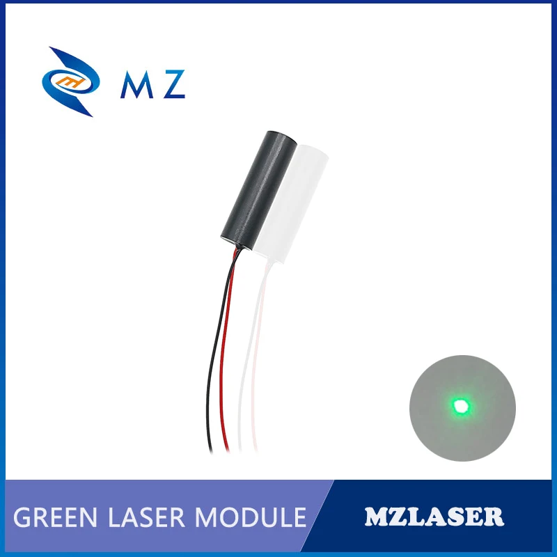 Modulo diodo Laser a punto verde compatto D12mm 520nm 10mw 24V di vendita caldo grado industriale