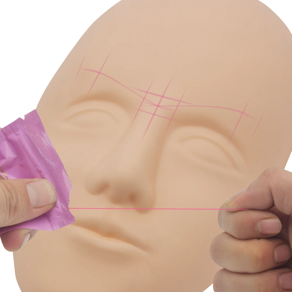 New 10M Mapping Pre-ink String Microblading Eyebow Make Up Dyeing Thread Semi Permanent Positioning Line Eyebrow Measuring Tools