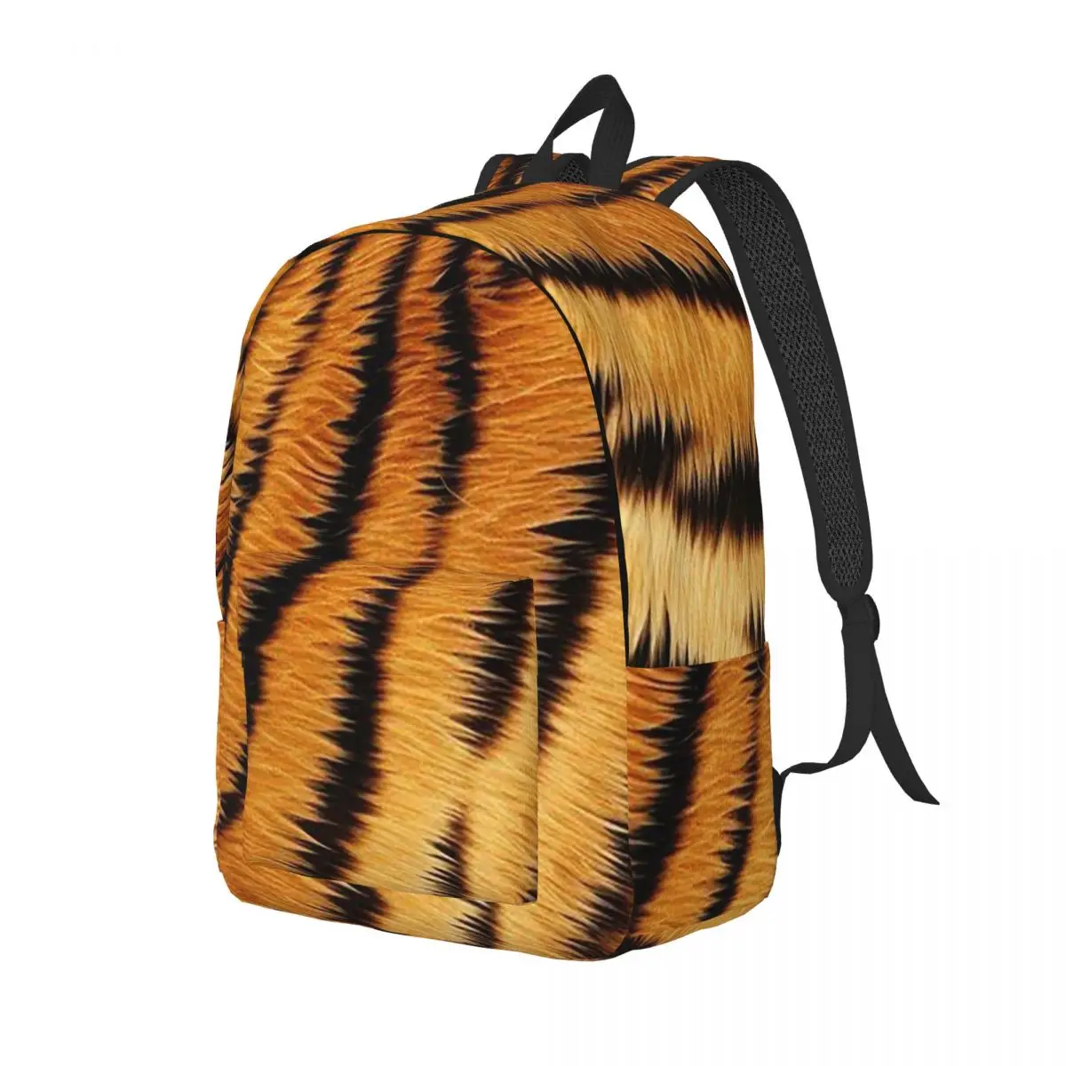 Tiger Skin Backpack Daypack Large Capacity Kids BookBag School Bag Shoulder Bags for Boys Girls