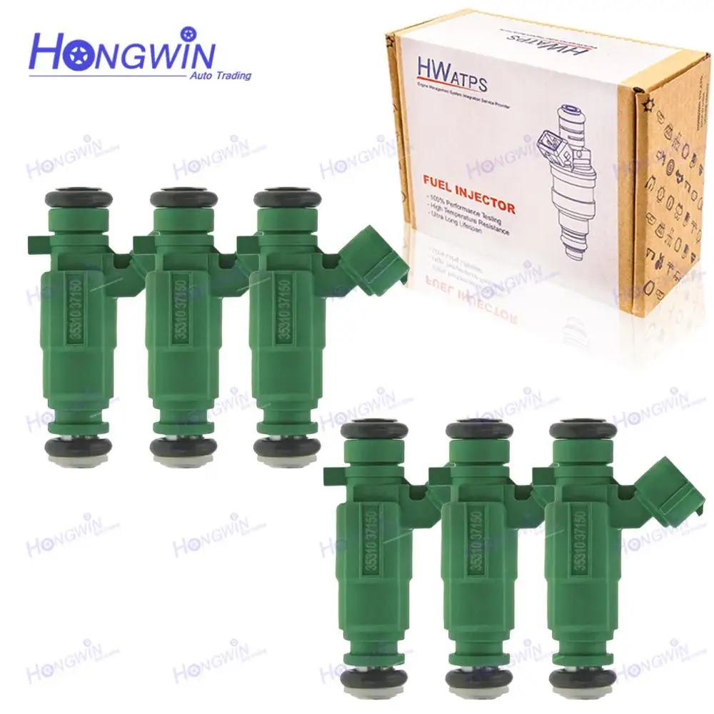 

×6 35310-37150 3531037150 Fuel Injector For Hyundai Tucson Santa Fe Sonata Kia Sportage Optima Magentis 2.7L 2.5L V6 1999-2010