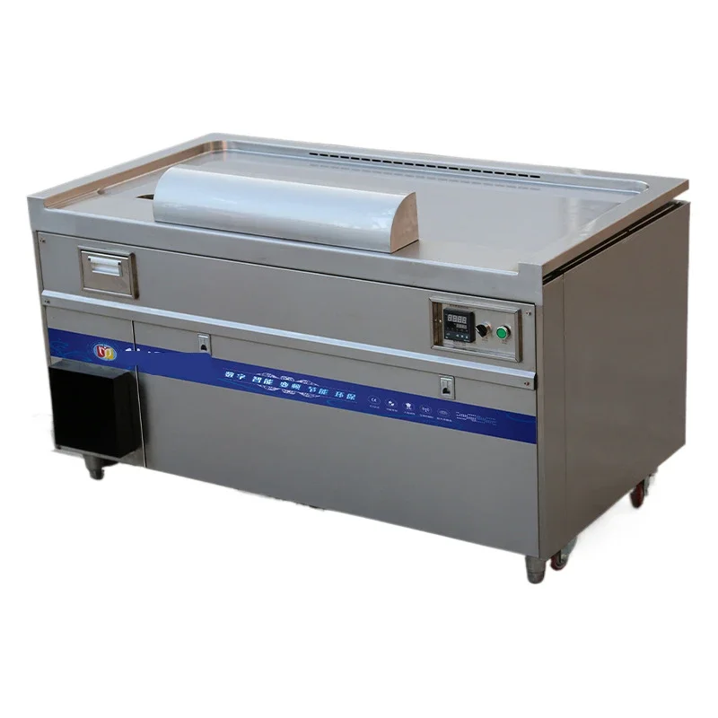 Hotel Cuisine Special Shape Beef Griddle Commercial Electromagnetic Electric Heating 8kw Teppanyaki Equipment