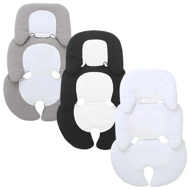 

Stroller Seat Liner Breathable Stroller Cushion Soft Stroller Bassinet And Car Seat Cushion Kid Head And Body Support Pillow For