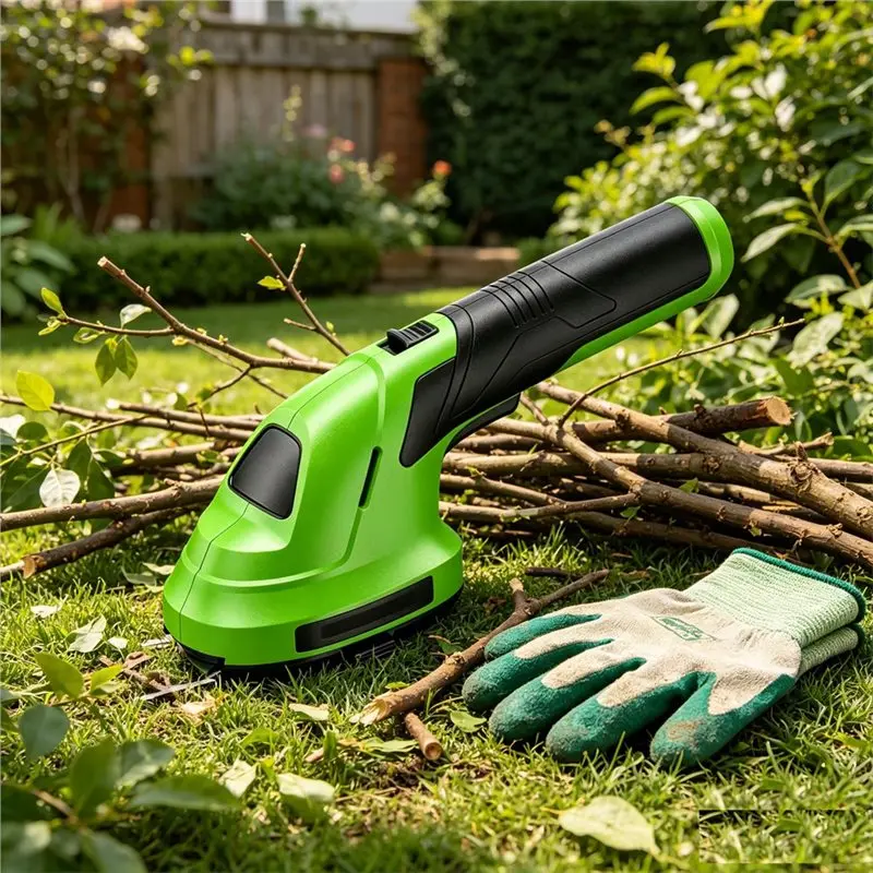 

【THANKSGIVING DAY】Rechargeable Portable Hedge Trimmer Cordless Handheld Mower For Home Garden An Ideal Gift For Husband And Fath
