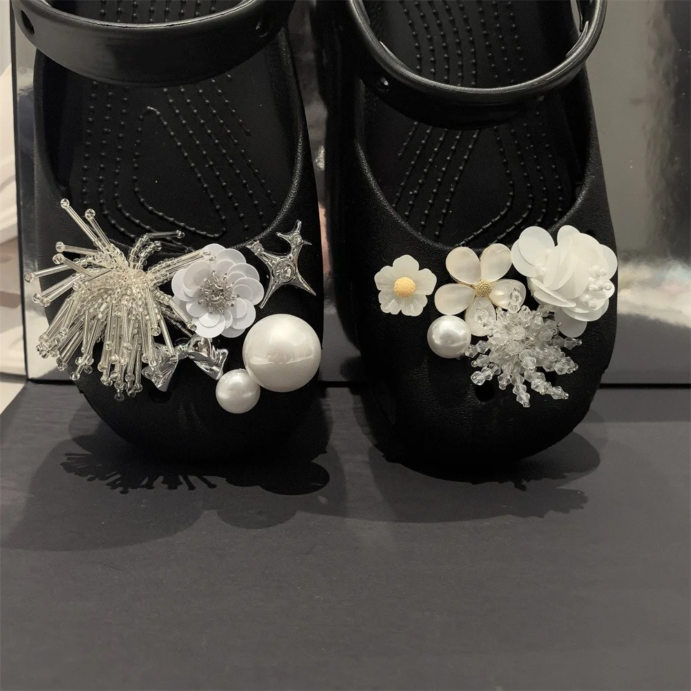 

Ballet Shoe Charms 1 Set Cat Eye Sea Anemone Flower Pearl Beads Buckle Decorative Accessories Super Fairy Style