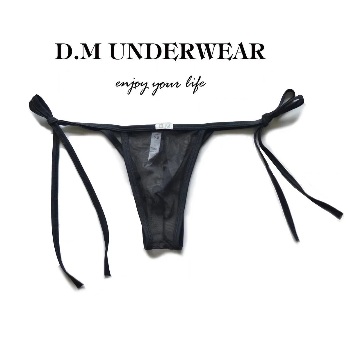 men unique Green Black underwear thongs personality