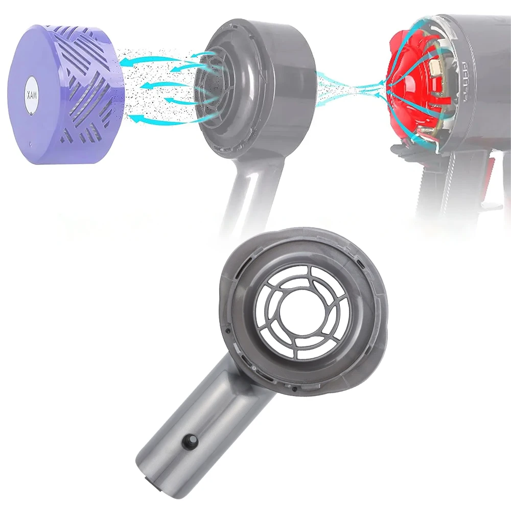 Motor Rear Cover For Dyson V6 DC58 DC59 DC61 DC62 DC63 DC74 Vacuum Cleaner Accessories HEPA Filter Replacement parts