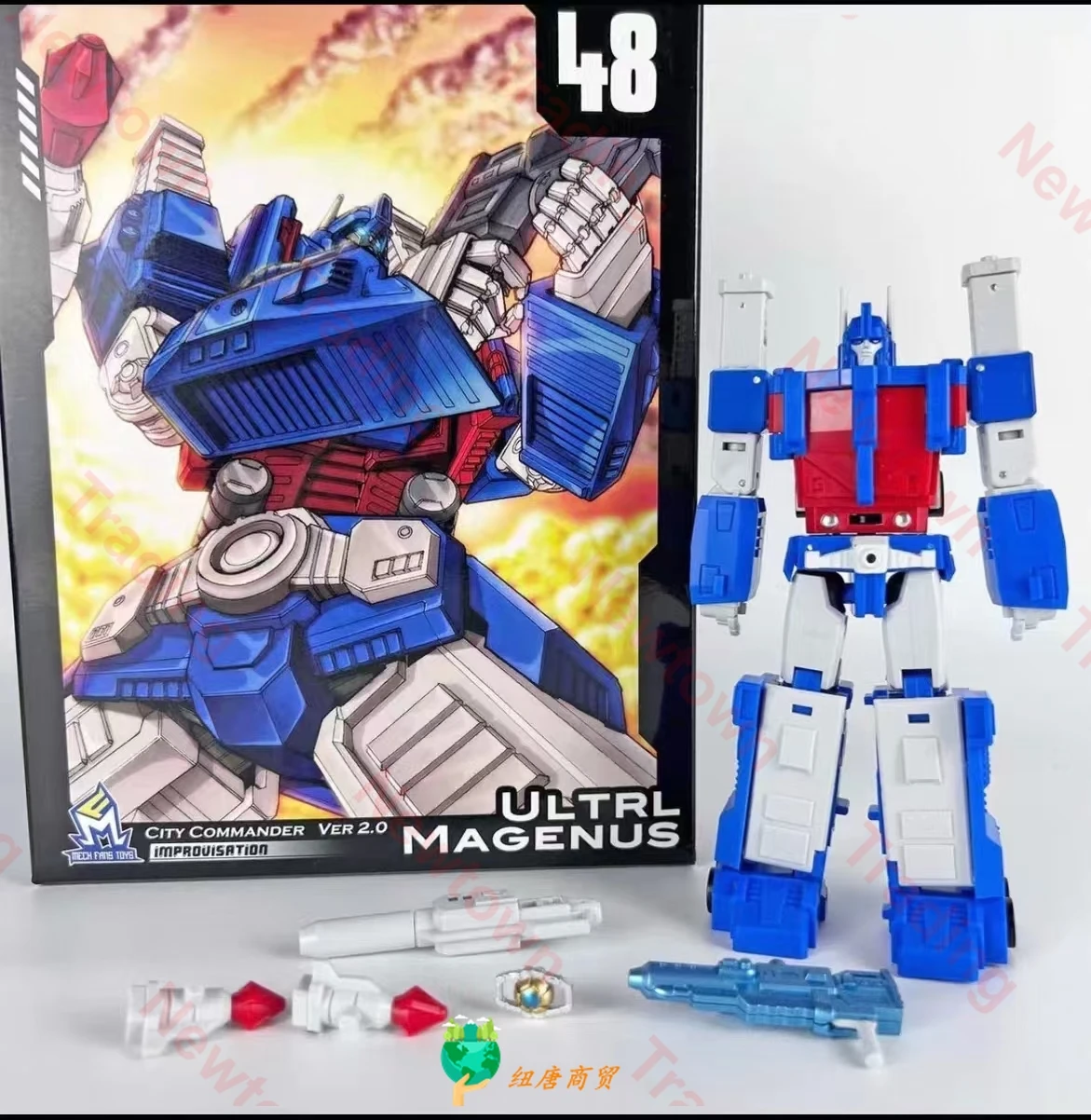 

24-часовая доставка Ultra Magnus Transforms Into UM Urban Combat Commander MFT MF-48 MF48 Мини-фигурка-робот