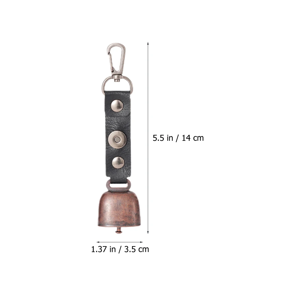 

2pcs Hiking Alarm Bells Outdoor Accessories Portable Metal Alert Camping Gear Vintage Style Hanging Bell For Hiking Fishing