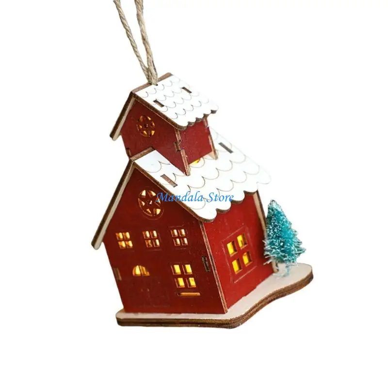 

U2JC LED Christmas Warm Lighted Festival Ornament for Shelf Decoration