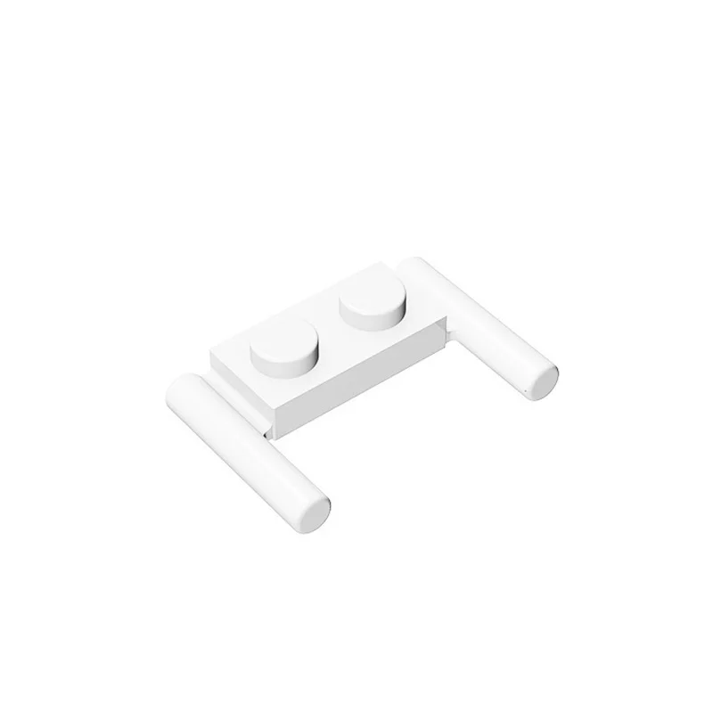 50 peças 3839 modificado 1x2 com alças de barra coleções de tijolos brinquedos gbc modulares em massa para moc técnico diy blocos de construção compatíveis