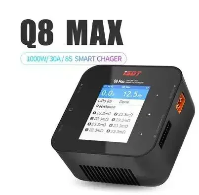 ISDT Q8 max BattGo Smart Battery Balance Charger 1000W 30A For 1-8S Lipo Battery RC Toys Parts