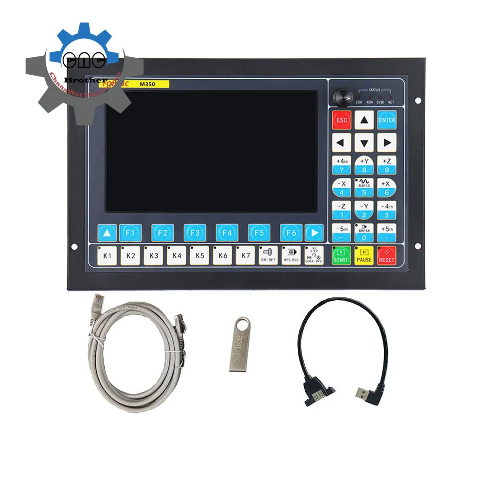 

Новый обновленный Автономный контроллер M350 CNC для замены DDCSV3.1 3/4/5 Axis 1 МГц G-код для обработки и гравировки с ЧПУ