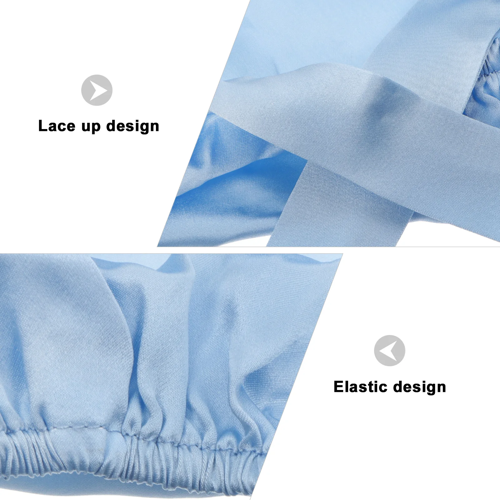 

1pc Silk Sleep Cap Elastic Adjustable For Sleeping Bathing Face Washing Hair Treatment Comfortable Head Wrap Accessory