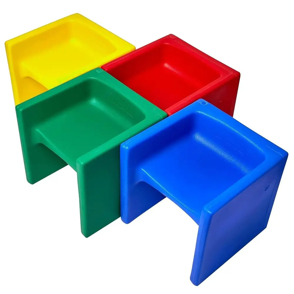 

3-in-1 Cube Chair or Kids, lexible Seating Classroom urniture, 4-Pack
