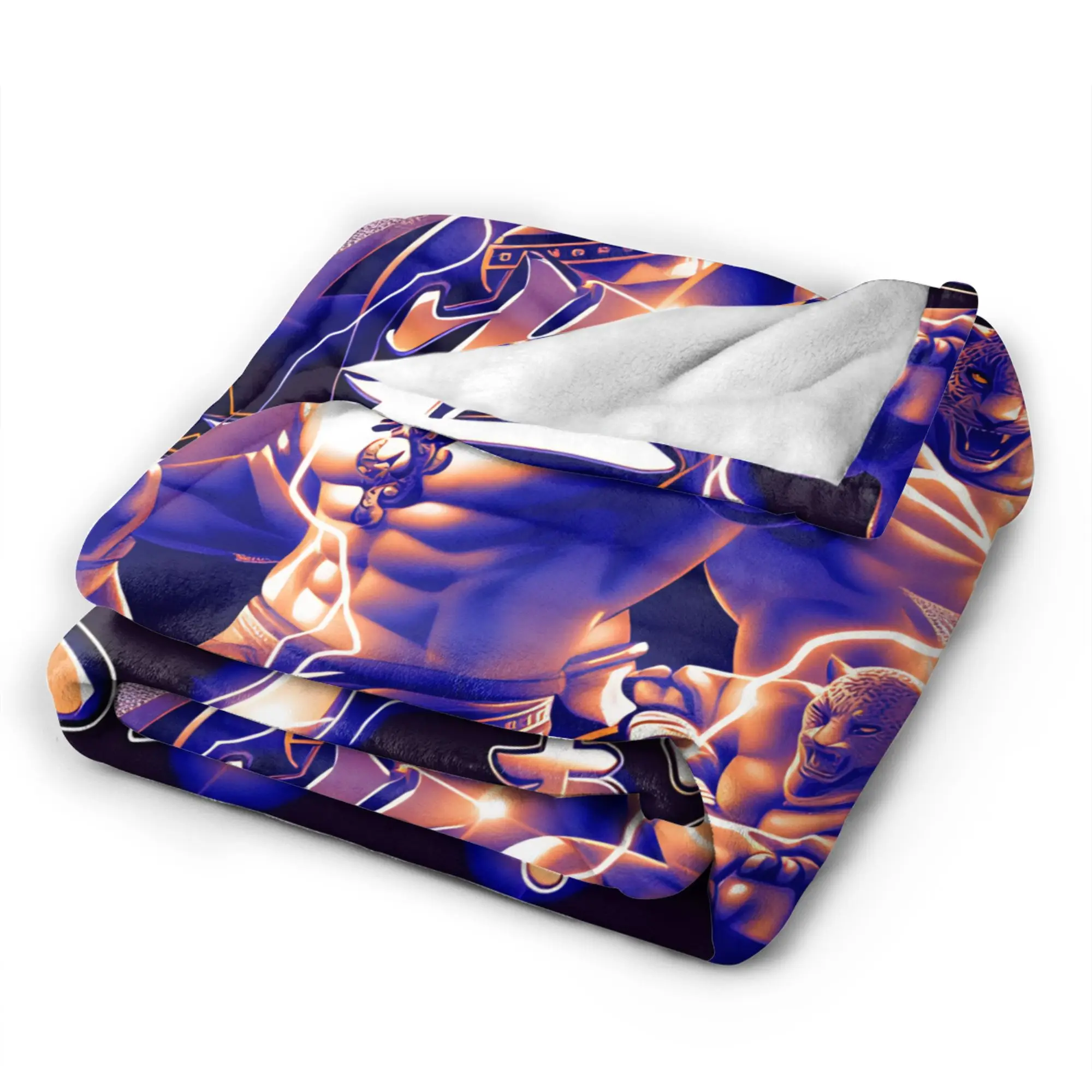 KING Bootleg Tekken 8 Plush Blanket Girls Boys  Flannel Throw Blanket For Home Decor Warm Customized Quality Bedspread Gift