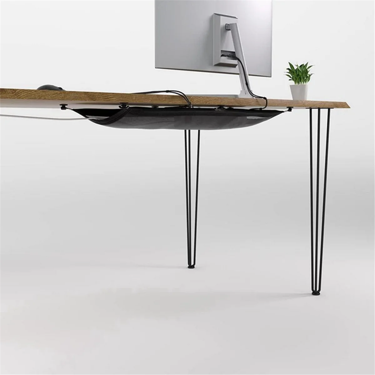 ถาดการจัดการสายเคเบิลใต้โต๊ะแบบยืดหยุ่นถาดการจัดการสายเคเบิลใต้โต๊ะสำหรับห้องเรียนที่บ้าน