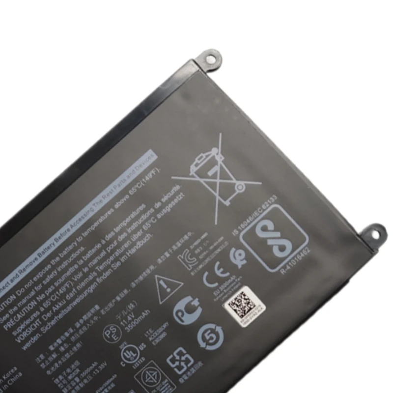 WDX0R Battery For Dell Vostro 3481 3581 3583 3584 5481 5485 5488 5493 5581 5585 5593 Inspiron 5378 5468 5538 5770 7000 7378 7560 view 4