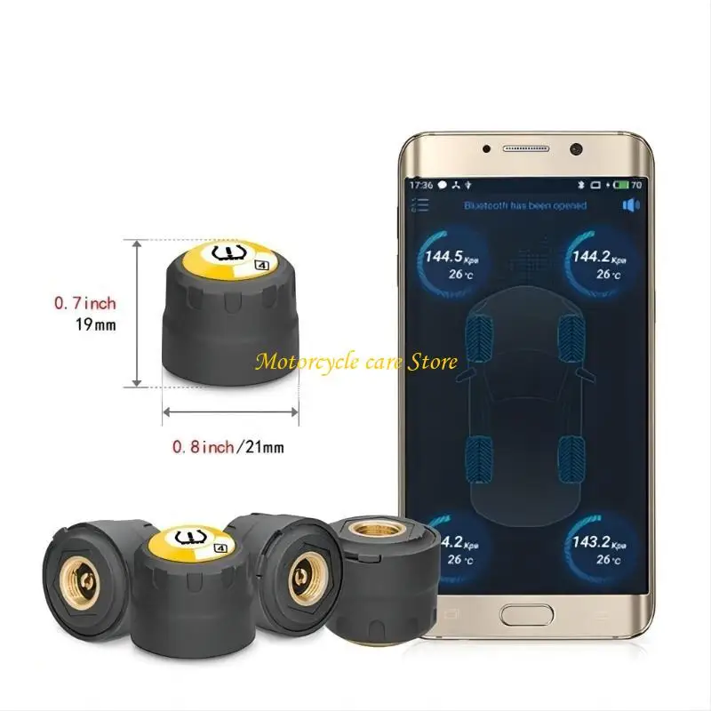 U75F Tire Pressure Monitoring Real time Monitoring Device Simple Operate