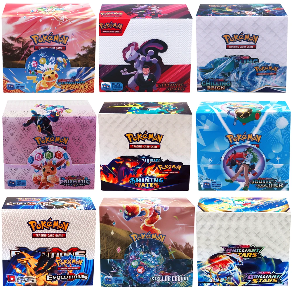 

324 шт. Pokemon TCG: Sword & Shield Vivid Voltage Card Mini Booster Pack Unweighed New Factory Sealed Pokemon Card Game DESTINED