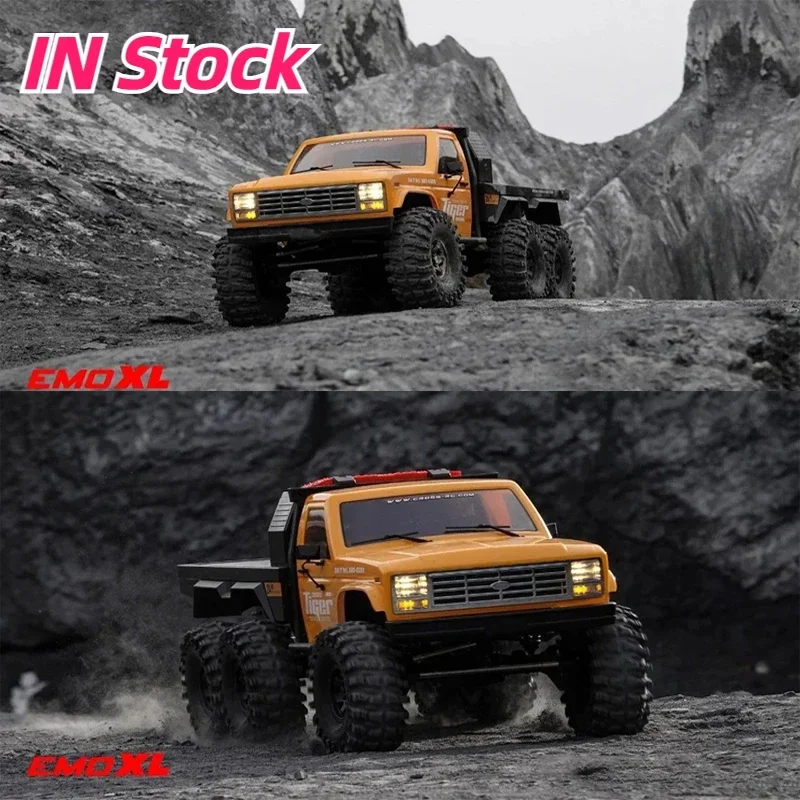 CROSSRC EMO XL 1/8 RC Car 6WD 6X6 Climbing Crawler Off-Road  Vehicle Electric Remote Control Truck Model for Adult Boys Toys