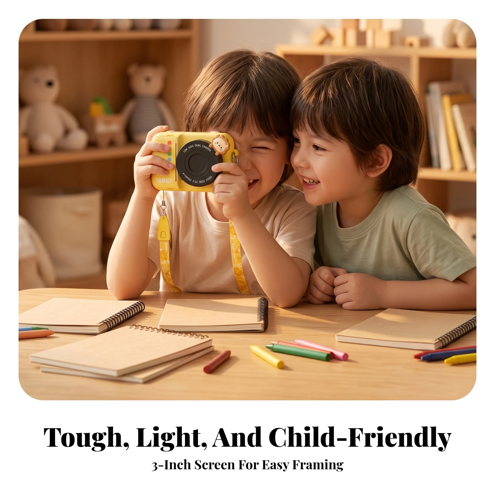 Digital Camera with Screen and Built in Thermal Printing for Kid Creative Photo Projects with Carrying Case view 5
