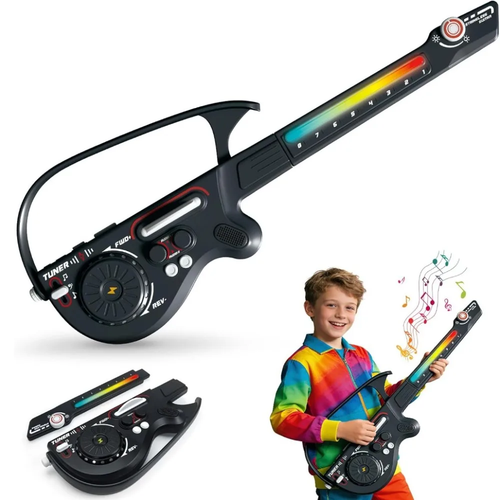 electric-musical-foldable-guitar-stringless-multifunctional-guitars-with-dj-turntable-and-lights-music-toys-christmas-gifts