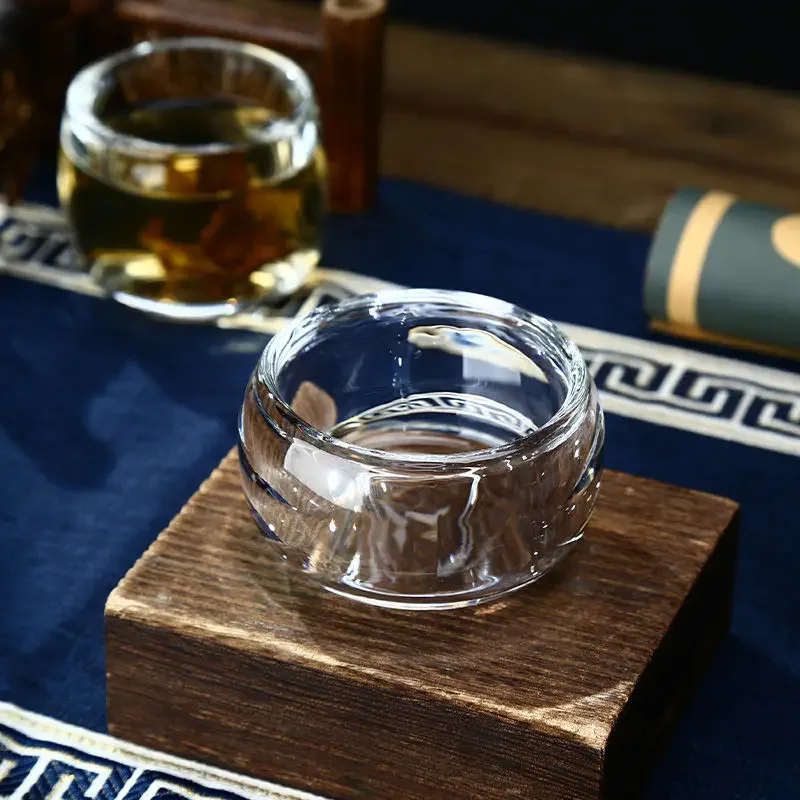 80ML lead-free shot glass barware Whiskey Tumblers Glassware for Bourbon home tea cups Clear Cocktail Glass Cup Water Glasses
