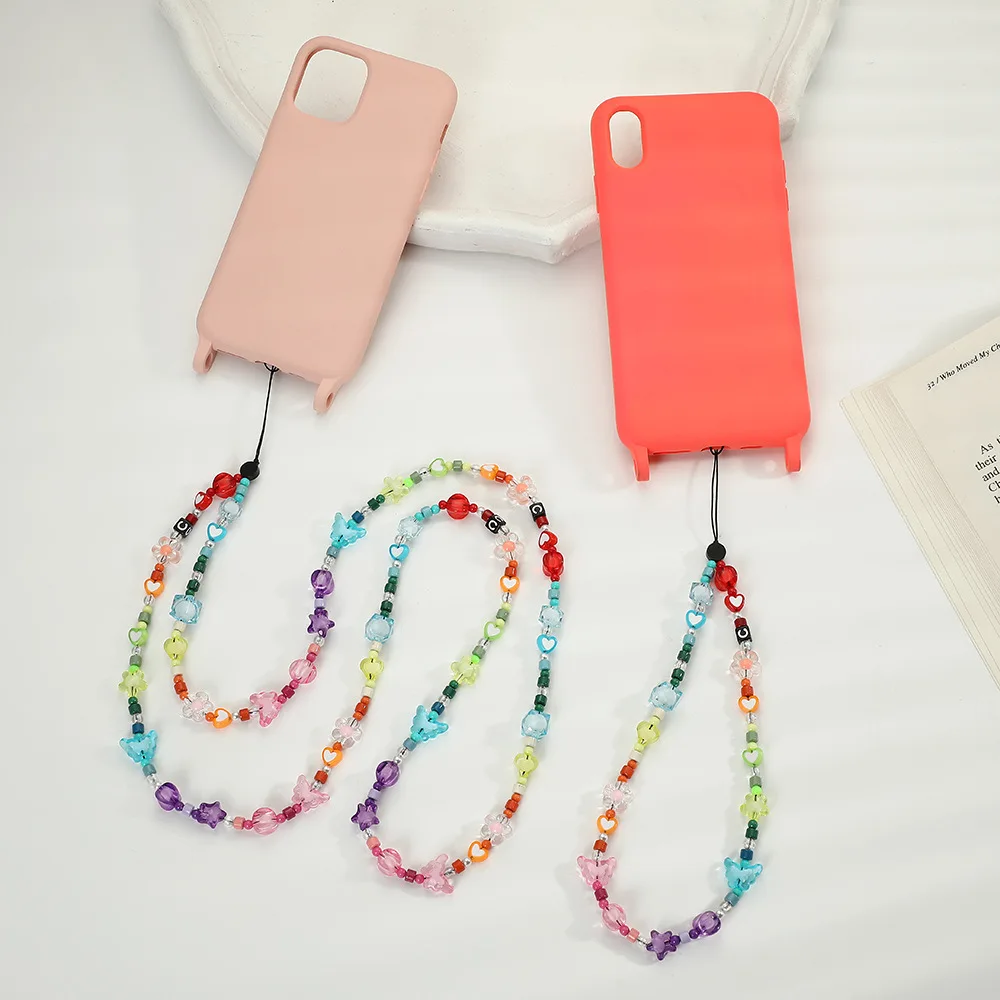 Butterfly Color Alloy Anti-loss Cellphone Lanyard Portable Fashion Mobile Phone Chain Phone Charm Strap
