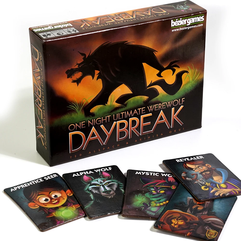 One Night Ultimate Daybreak Great Family Card Game Fast and Fun Game Hidden Roles Bluffing Ultimate Party Game