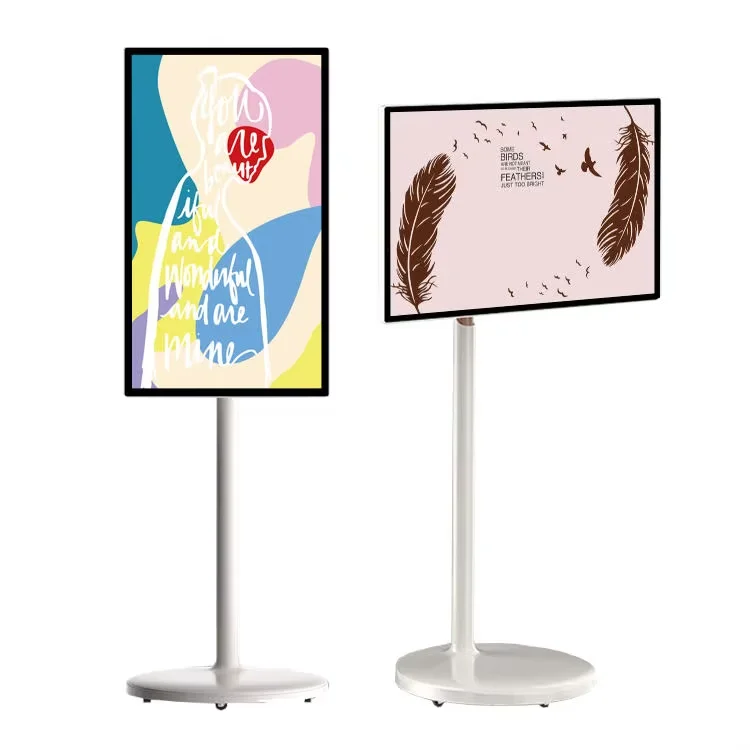 Bathroom Viewing Android Free Touch Screen Stand TV Follow by Me Smart From Fitness