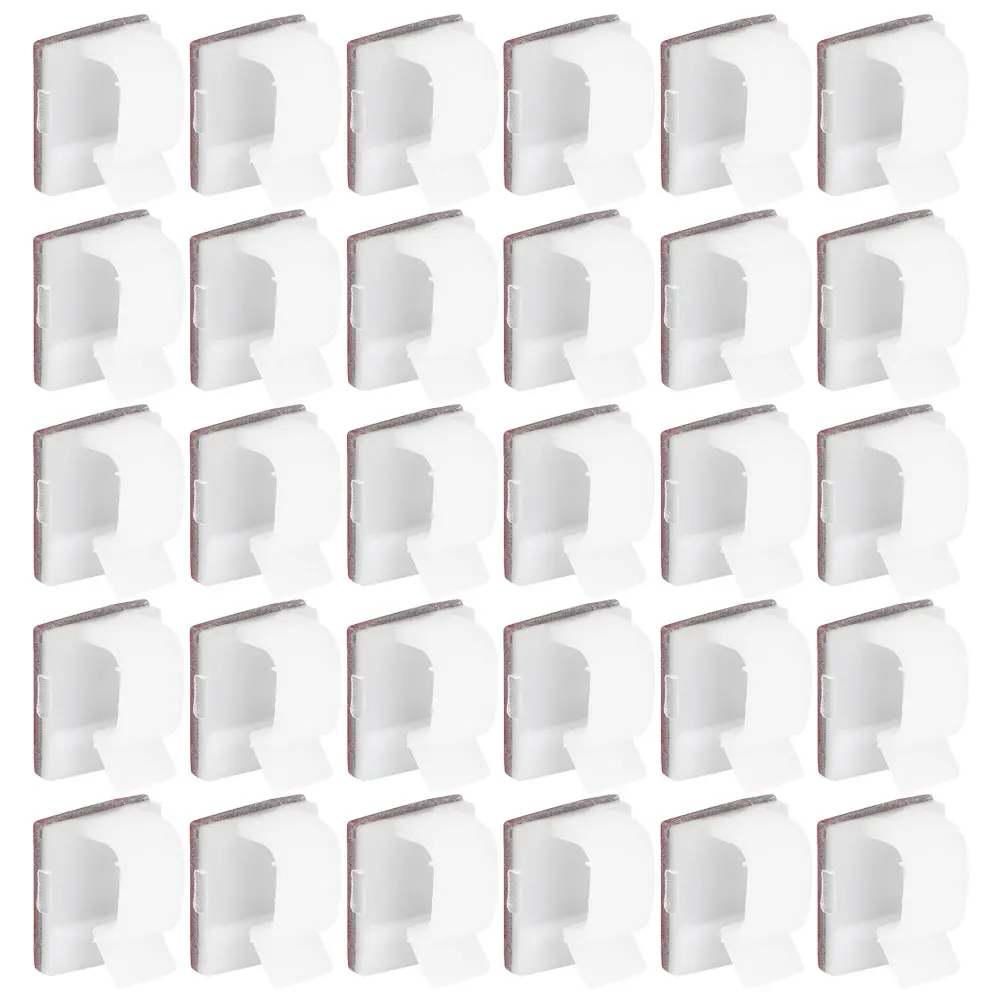 

120pcs Self-Adhesive Cable Clips Wall Mount Cord Organizer For Office Home Car Wire Management Easy Installation Cable Clip