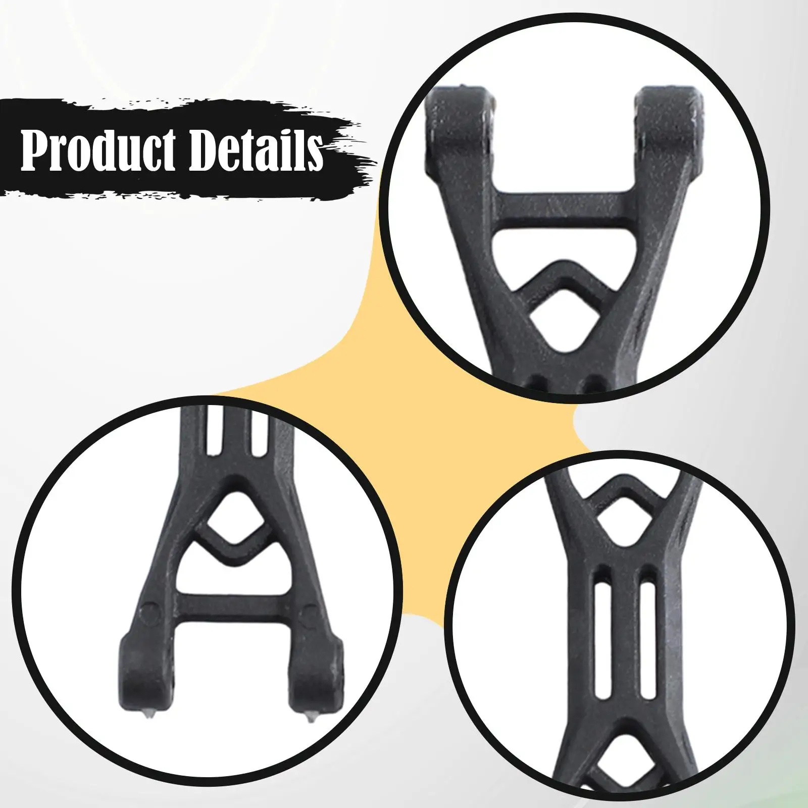 1:18 RC سيارة الخلفي العلوي أذرع التعليق قوي المهنية عالية الأداء سهلة التركيب قطع الغيار ل 18101Pro 18103Pro #5