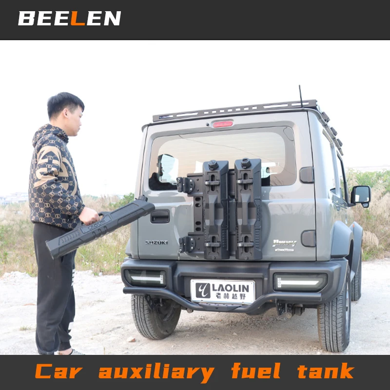 Auxiliary fuel tank water tank Fuel Tank Spare Oil Bucket Water Tank For Suzuki Jimny JB64 Sierra JB74W 2019 2024 Car spare tire