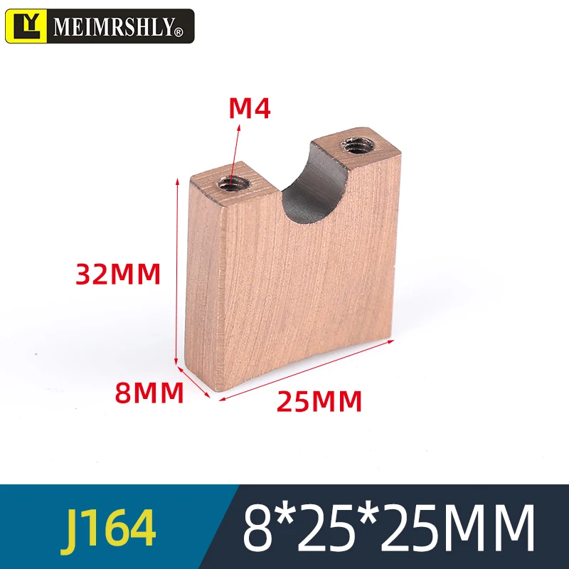 1PCS  20*40mm Carbon Brush Holder Scissors Double Foot Type for Motor Power Tool 10*32-φ16