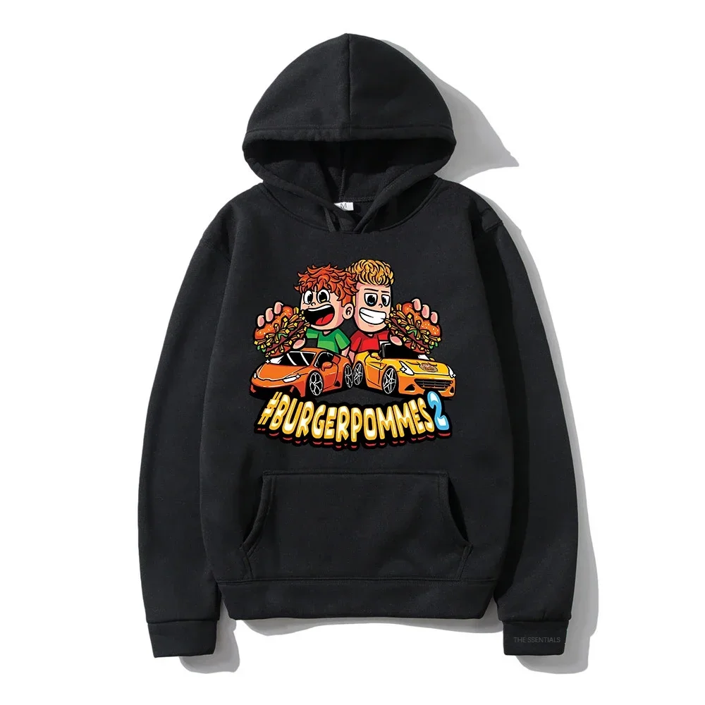 

Burgerpommes 2 Hoodie Fashion Men/Women Aesthetic Cute Icrimax Hoodies Unisex Autumn Winter Cartoon Casual Pullovers Sweatshirts