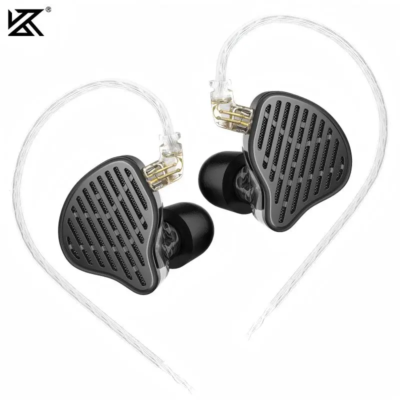 

KZ HBB PR2 полнодиапазонная настройка Hi-Fi наушники плоские проводные наушники с магнитным драйвером монитор-вкладыши для наушников бас-музыкальные наушники