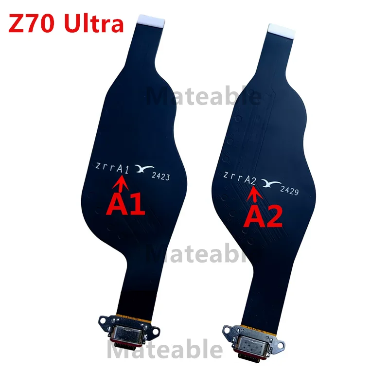 Z70Ultra USB Charging Port For ZTE Nubia Z70 Ultra NX733J NX736J Connector USB Charger Flex Cable Plug Dock Socket Jack Parts