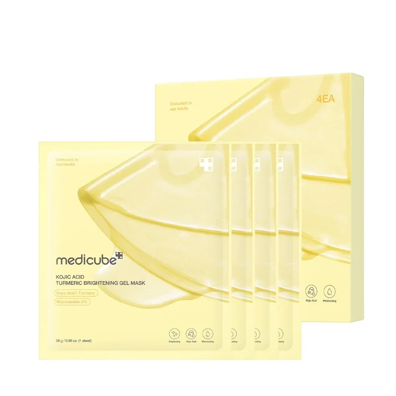 Medicube - DEEP Kojic Acid Turmeric Brightening Gel Mask (4pack)