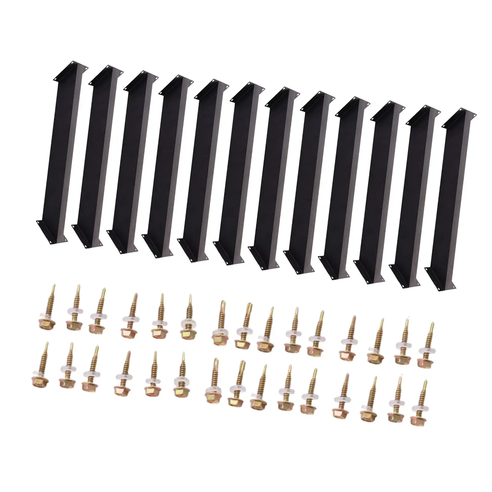 

12x 45 Degree Angle Support Brackets with Holes Gazebo DIY Kit Corner Brace