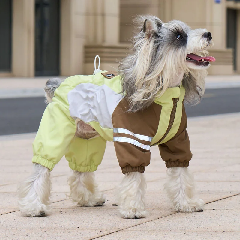 

Zipper Dog Clothes Winter Windproof Pet Clothing Jumpsuit Overalls For Small Dogs Shih Tzu Chihuahua Puppy Bodysuit Ski-Suit XXL