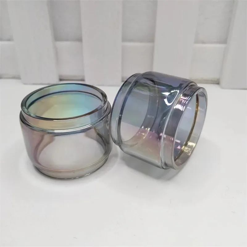 Tubo de copo de medição de vidro bolha, 2 peças para nord 19 priv n19 kit tfv16 lite tanque g 3 resa prince stick v9 max